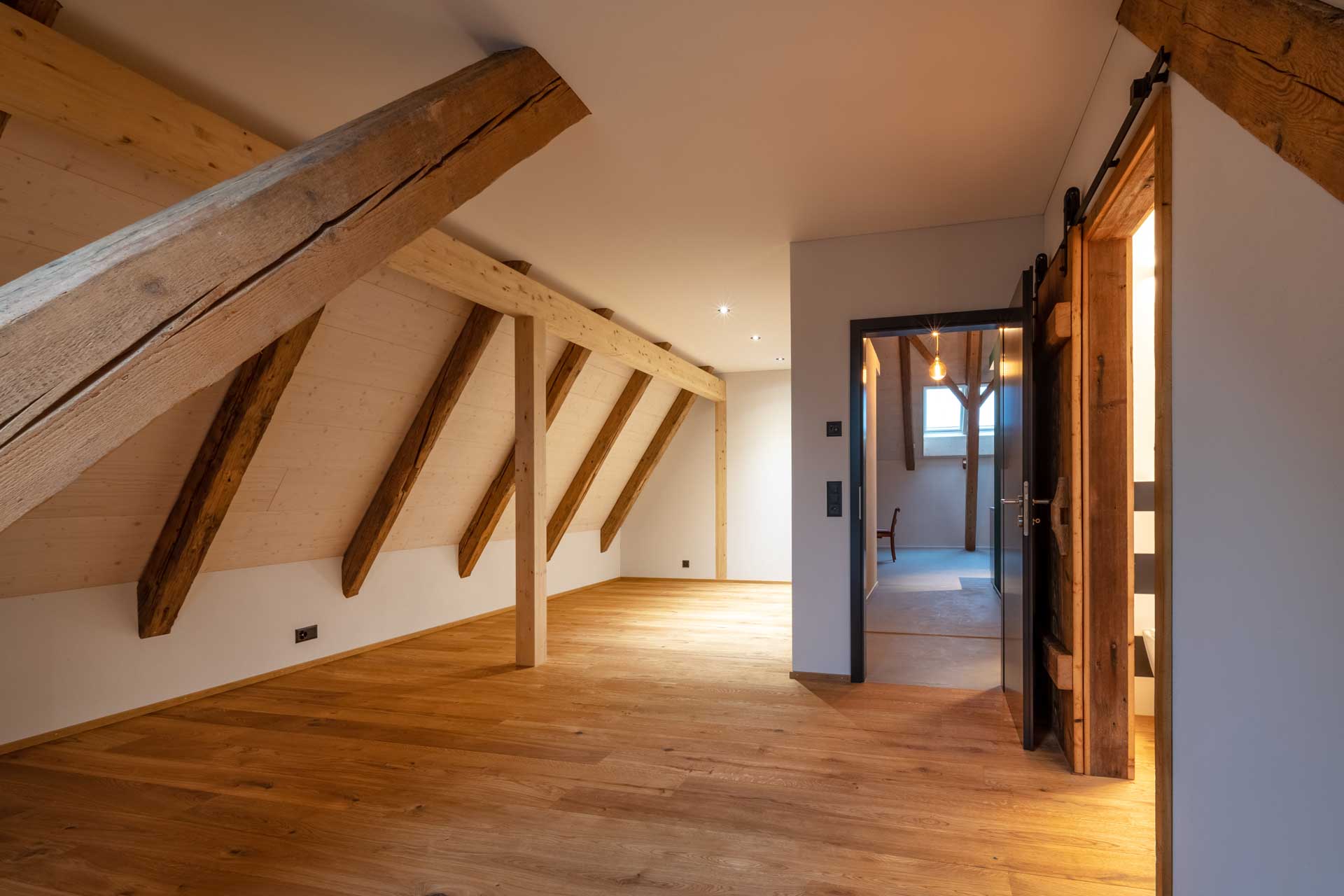 Wohnungseinbau mit Treppenhaus
